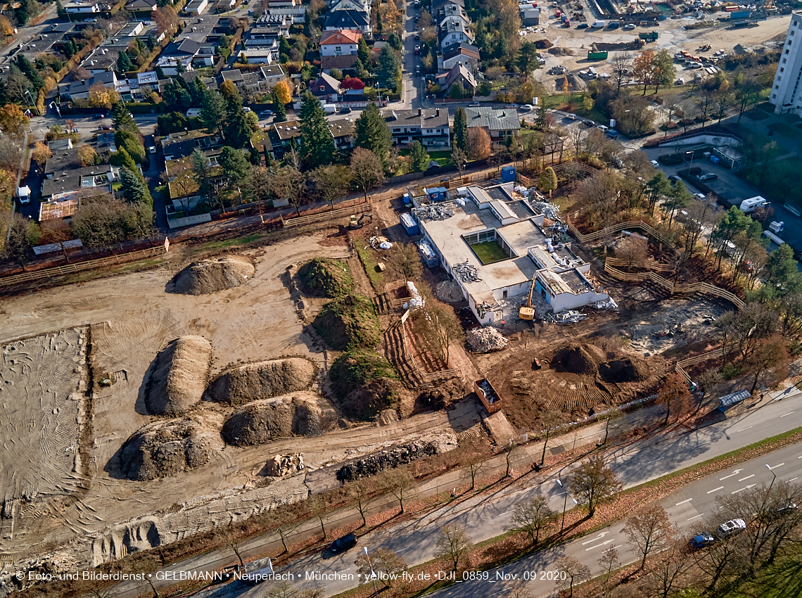 09.11.2020 - Baustelle Grundschule am Karl-Marx-Ring in Neuperlach
